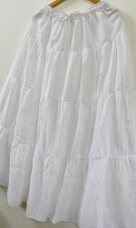 LAYERD SKIRT WHITE - Image 3