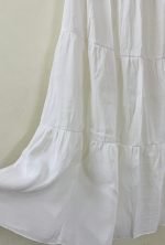 LAYERD SKIRT WHITE - Image 4