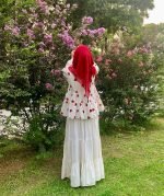 LAYERD SKIRT WHITE - Image 2