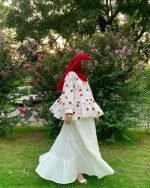 LAYERD SKIRT WHITE - Image 5